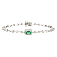 The Deco Emerald Bracelet