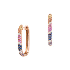 Modern Rainbow Hoops