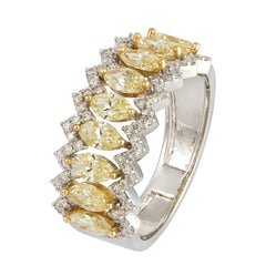 Golden Marquise Ring