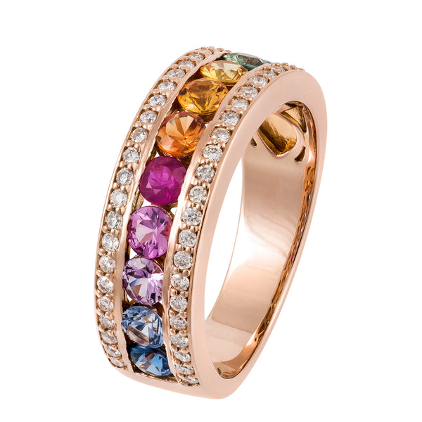 The Luxe Rainbow Ring
