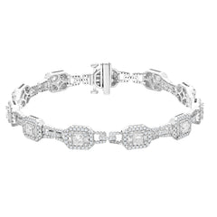 The Princess Motif Diamond Bracelet- 10% OFF