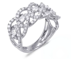 Interlocking Diamonds Ring- 30% OFF!