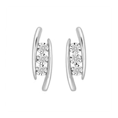 Journey Diamond Earrings- 60% OFF!