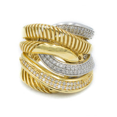 The Diamond Swirl Ring