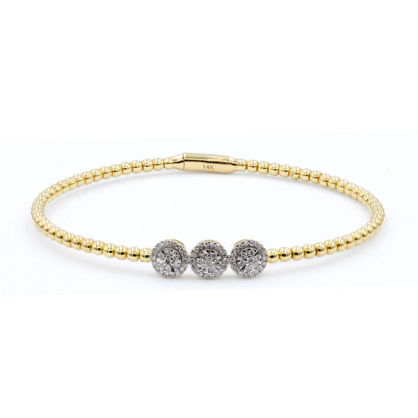 Trio Radiance Diamond Bangle