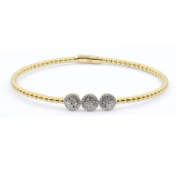 Trio Radiance Diamond Bangle