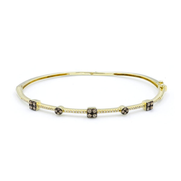 Champagne Constellation Diamond Bangle