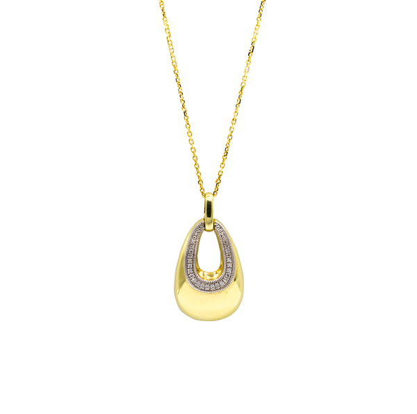 Golden Teardrop Necklace