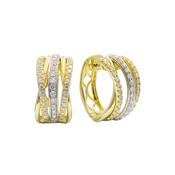 The Two-Tone Crossover Hoops