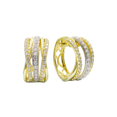 The Two-Tone Crossover Hoops