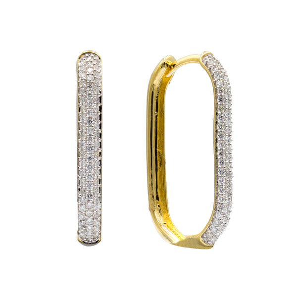 The Diamond Bar Hoops