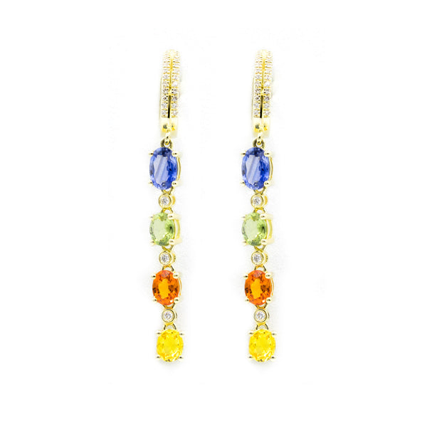 Color Drop Earrings
