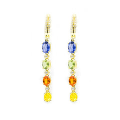 Color Drop Earrings
