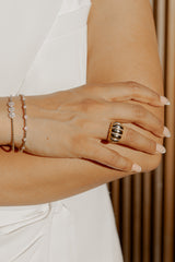 Harmony Beaded Diamond Bangle