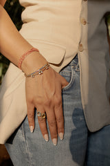 Blue Topaz Halo Ring