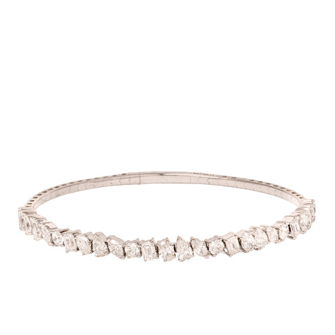 Fancy Shape Flex Diamond Bangle
