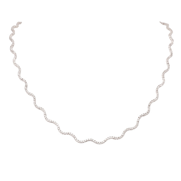Maharani Diamond Wave Necklace- 50% OFF!