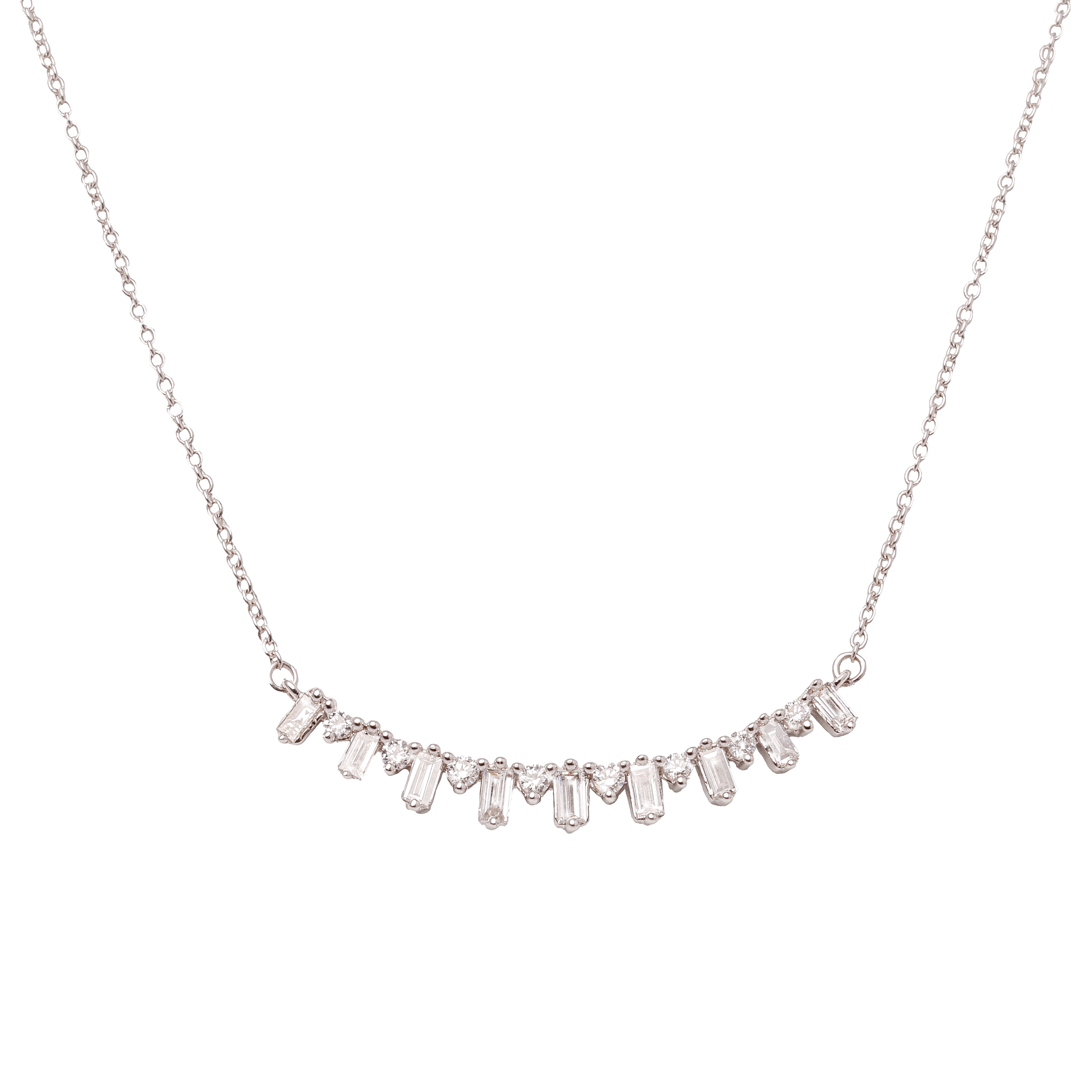 Vintage Diamond Bar Necklace- 50% OFF!