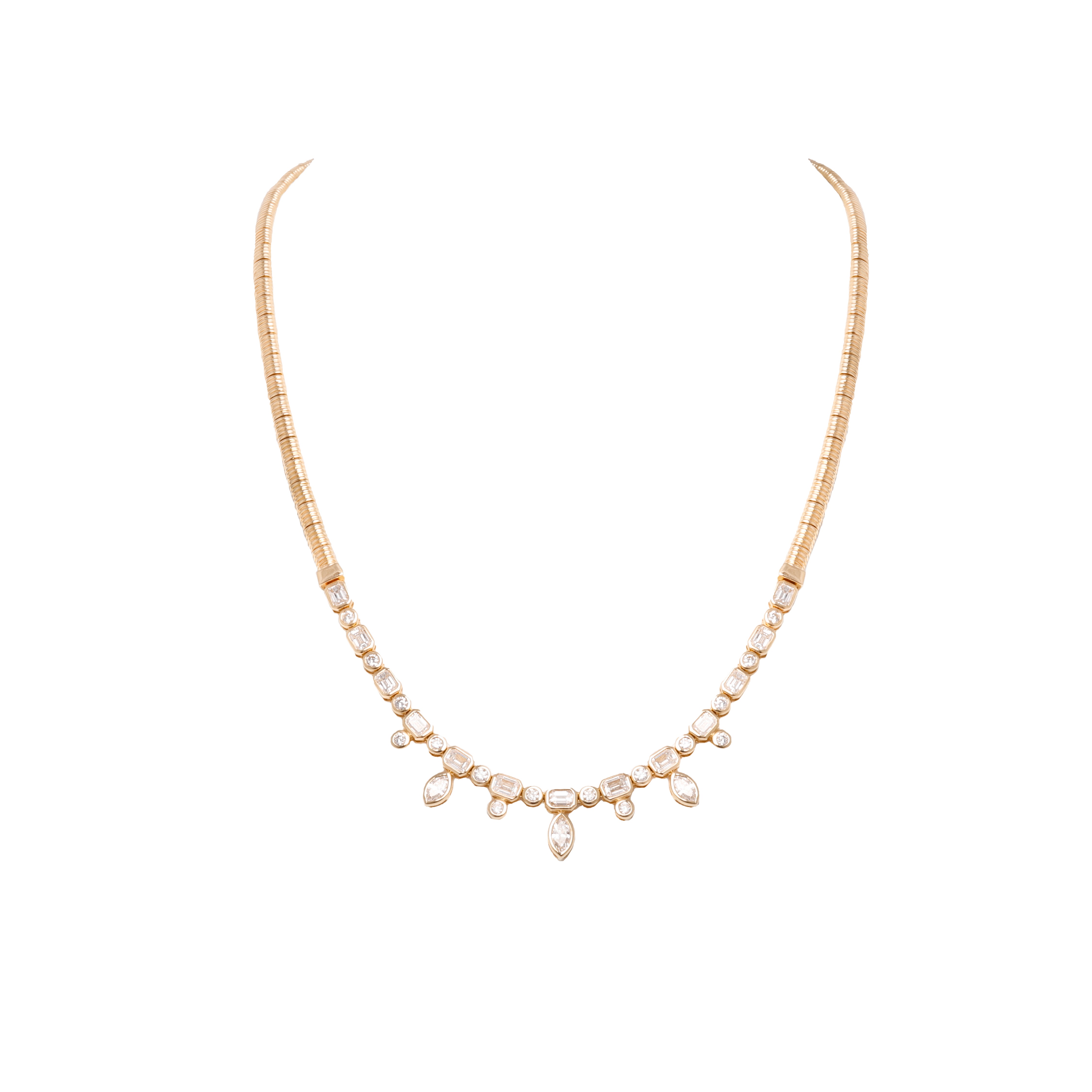 The Bezel Harmony Diamond Necklace- 50% OFF!