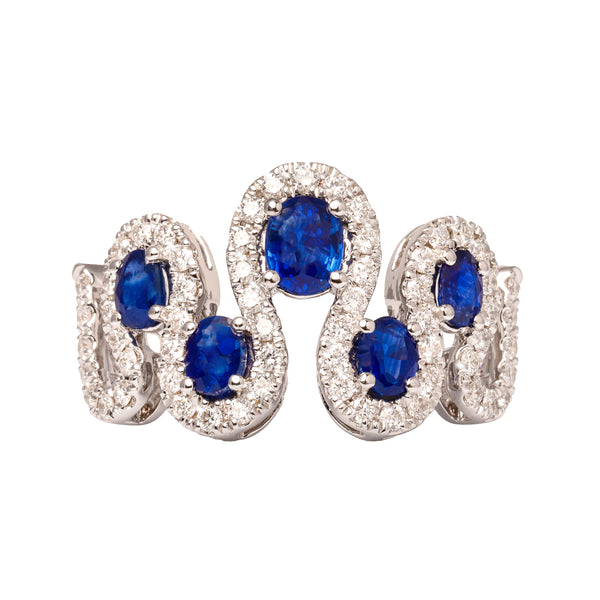 Sapphire Tempo Ring
