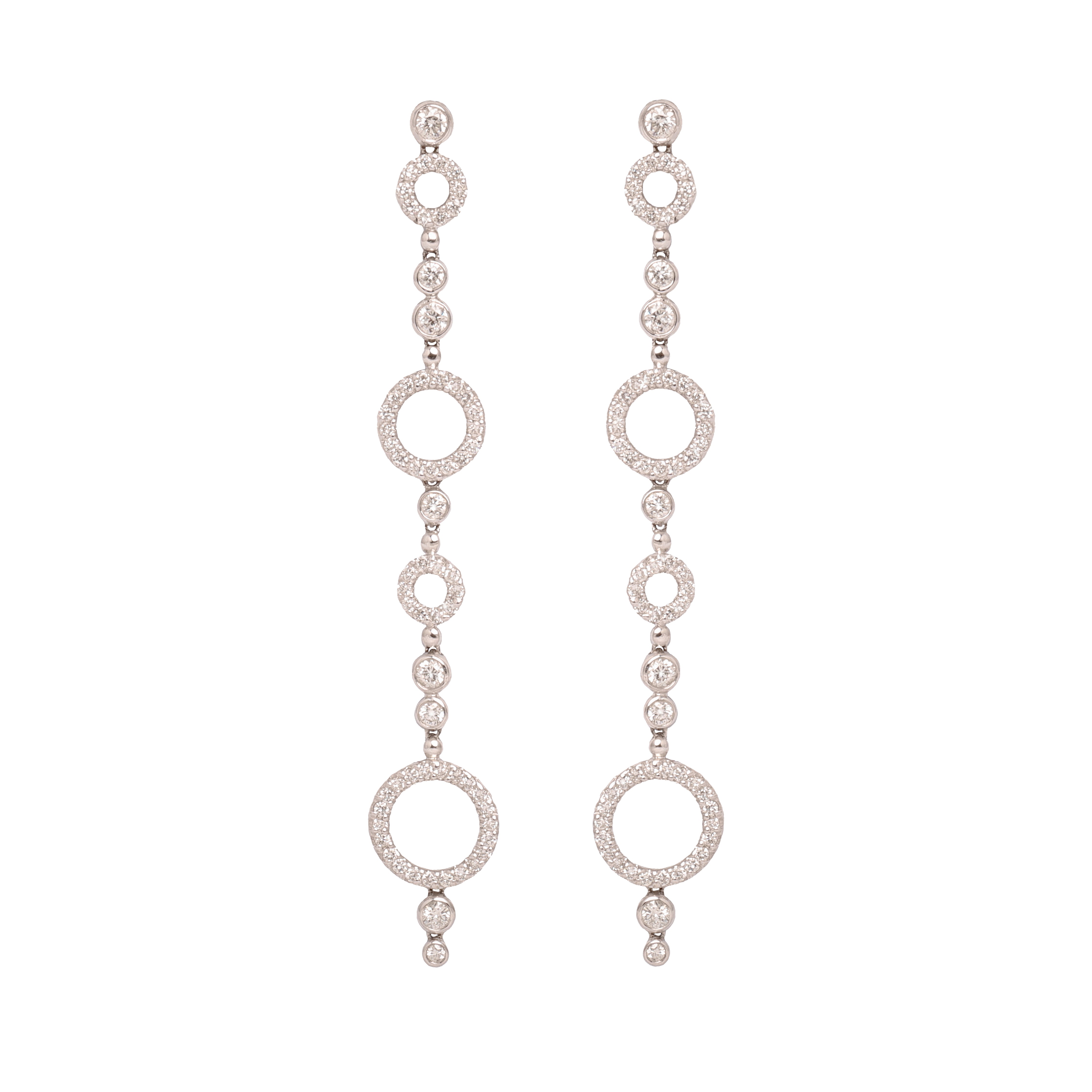 Drop Pave Circe Earrings- 40% OFF!