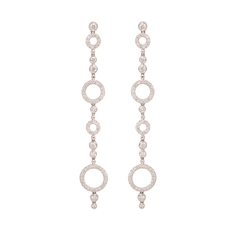 Drop Pave Circe Earrings- 40% OFF!