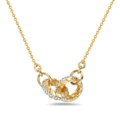 Golden Duet Diamond Necklace- 30% OFF!