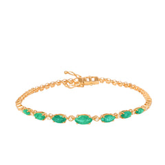 Emerald Marquise Bracelet- 30% OFF!