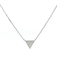 The Pave Triangle Necklace- 50% OFF!